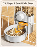 Hanging Automatic Food and Water Dispenser, Gravity Rabbit Feeder Set, Cage Cat Food Bowl Dog Feeding Station for Puppy 