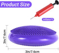 Dog Balance Disc 14", Dog Balance Equipment with Cushion and Pump, Pet Training Platform for Pet Rehabilitation Training