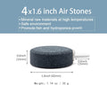 Wenshall 1.6 Inch Air Stone, Aquarium Air Stone, Air Stone for Fish Tank and Hydroponics Air Pump