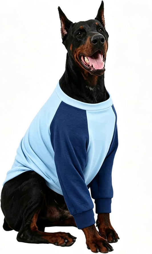 Gyuzh Dog Elbow Pads Shirt for Front Legs, Dog Recovery Suit with Long Sleeves Covers Leg, Chest & Shoulder Skin Post-Su