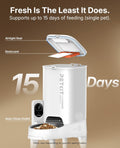 PETKIT Automatic Cat Feeder with Camera, Upgraded Multi-Cat Recognition, 2.4G&5G WiFi Pet Feeder with Freshness Preserva