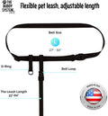 The Buddy System - Hands Free Dog Leash - Small Dog, Large Belt