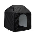 Outdoor Dog House Cover, Waterproof & Dustproof Protective Liner, Reflective Silver Interior, Fits 42" W x 38" D x 39" H Outdoor Kennel – Cover Only (Black)