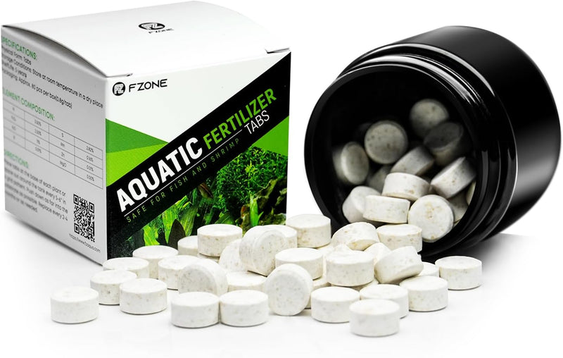 FZONE Root Tabs, Aquarium Plant Fertilizer, Safe for Fish & Shrimp, 60g/Box