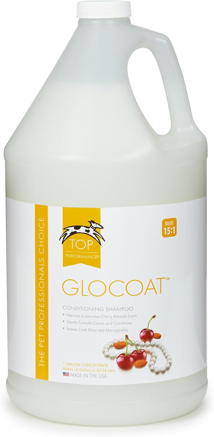 Top Performance GloCoat Conditioning Dog Shampoo, 1-Gallon