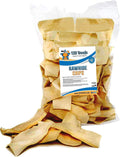 123 Treats Natural Rawhide Chips for Dogs - Smoked Flavor (5 Pounds) Beef Raw Hide Dog Chips, Long-Lasting Dog Chews, Helps to Promote Dental Health | Rawhide Chews for Medium to Large Dogs