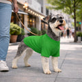 Lovelonglong Pet Clothing Dog Costumes Basic Blank T-Shirt Tee Shirts for Large Dogs Green XXXXL