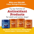 Zesty Paws Cardiovascular Support for Dogs - Taurine for Dogs - with CoQ10, L Carnitine & Sea Buckthorn - Senior Heart Health - AlaskOmega Fish Oil Omega 3 - Senior - Salmon - 90 Count