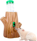 Ceramic Hamster Water Bottle 125ml with Stand，Small Animal Waterer