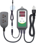 Inkbird ITC-308S Aquarium Heating and Cooling Dual Stage Temperature Controller Freshwater Saltwater Aquarium Tropical F