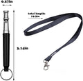 3 Pcs Ultrasonic Dog Whistle with Lanyard Professional Recall Dog Stop Barking Control Device Adjustable Ultrasonic Sile