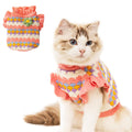 Anelekor Small Dog Sweater, Knitted Tulip Cat Sweater, Warm Thick Holiday Puppy Clothes for Dog Girl,Cold Weather Outfit for Kitten Chihuahua Yorkie Teacup Dachshund Pug (Pink, Small)