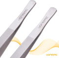 VORESTIC Straight and Curved Aquarium Tweezers Set 18 Inch, Stainless Steel Long Tweezers for Fish Tank Planting, Aquasc