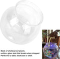 Mini Plastic Fish Bowl, Translucent Drum Shape