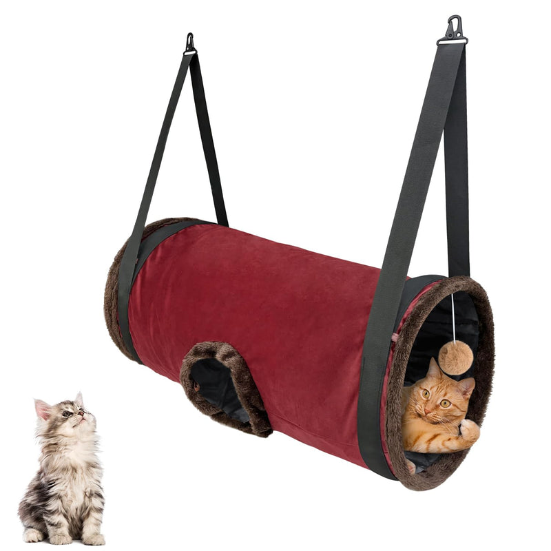 Hanging Cat Hammock, Cat Shelves, Cages for Pets, Cat Tunnel, Hanging Soft Pet Bed for Kitten Ferret Puppy Rabbit or Small Pet