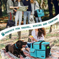PetAmi Dog Travel Bag Organizer, Pet Supplies Diaper Tote, Teal Blue Large