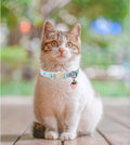 UP URARA PUP Cat Collar, Pack of 2 Summer Kitten Collars-Cute Blueberry and Peach Pendants-Breakaway Kitty Collars,Cat Collar with Bell, for Girl & Boy Cats