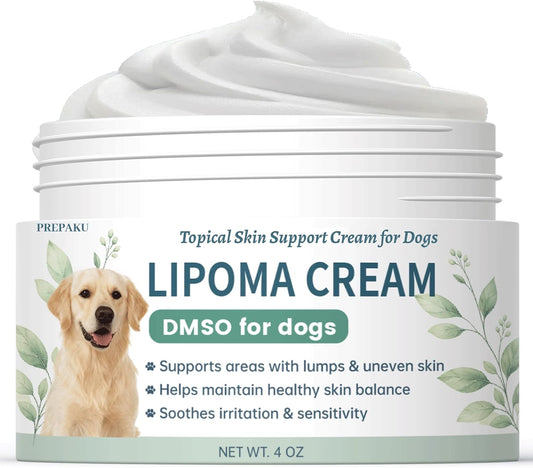 Lipoma Cream for Dogs with DMS0 & MSM, Natural Relief for Lumps & Bumps