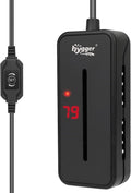 hygger Small Submersible Aquarium Heater 25W Mini Betta Fish Tank Heater with LED Display Adjustable Temperature for 2-5