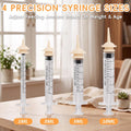 Pet Nursing Kit for Newborn Kittens Puppies & Small Animals, Kitten Bottle Feeding Kit with Silicone Nipples, Syringes, 