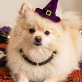Halloween Beaded Pet Necklace Collar Dog Cat Holiday Costume Collar 16In