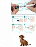 2-Pack Adjustable Ultrasonic Dog Whistles, Professional Pitch Dog Training Whistles for Recall and Behavior Guidance, wi