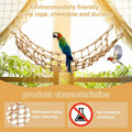 2 Packs Natural Bird Rope Net Parrot Swing Hammock for Birds Parrot Ladder Macaw Hanging Hammock Activity Toy for Rats P