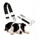 Liedrg 2 Pack Adjustable Ultrasonic Dog Whistles, Silent Dog Training Whistles for Recall & Behavior Guidance, with Lanyard (Black & White)
