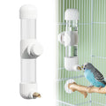 AOTU Bird Cage Accessories, Bird Water Bottle & Dispenser for Cage 7.4 Fl Oz Automatic No Mess Parrot Water Dispenser – Clear Feeder for Parakeet, Conure, Cockatiel, Lovebird & Canary