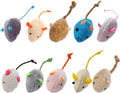 Catnip Toy, Cats Mouse Plush Cat Toys, Cat Mice & Animals Toys for Indoor Cats and Kittens, Cat Chew Toy for Exercise for Pet Cat Kitten Kitty (6 Packs)