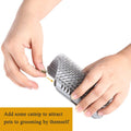 3.0 Softer Cat Self Groomer with Catnip, Dog Cat Corner Groomer Comb