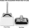 CatGuru Premium Cat Litter Scoop Holder – Heavy-Duty Scooper Storage Caddy, Scoop Stand for Kitty Litter Box, Fits Most 