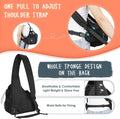 SlowTon Dog Sling Carrier, Hands Free Hard Bottom for Small Dogs up to 6 lb