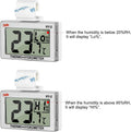 Reptile Thermometer Hygrometer, Digital Temperature Humidity Gauge for Tank