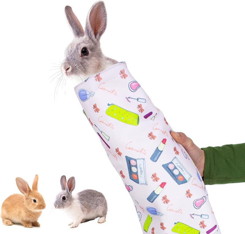 21.6'' Grooming Wrap for Rabbit, Rabbit Wrap for Grooming Cutting Nails, Soft Rabbit Restraint for Nail Clipping Rabbit 