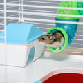 Large Blue 5-Floors Hamster Mansion Mouse Habitat Gerbil Cage