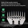 Sheep Shear Blade Straight 9-Tooth Wool Shearing Comb and Cutter Blade Set Sheep Alpaca Goats Farm Tool