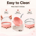 Meow&Woof Hamster Sand Bath Container, Large Sandbox Toilet Gerbil Batheoom, Tiny Chinchilla Dust Bathtub Sand Bath Box 