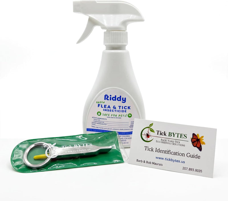 Riddy Flea and Tick Spray, Natural Pet Treatment, 8oz