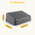 Litter Box Step, Cat Ramp Step Catcher with Filter Function, Grey