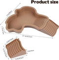 Large Reptile Bathing Pool, Tortoise Food Water Bowls with Ramp, Reptile Feeding Dish Water Bowl Bathing Pool Aquarium O