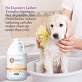 Ginger Lily Farms Dog & Pet Formula 2-in-1 Shampoo & Conditioner, 100% Vegan & Cruelty-Free, Coco Mango, 1 Gallon Refill (128 fl oz)
