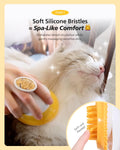 PETHROOM Silicone Cat Brush for Shedding – Gentle Grooming & Relaxing Massage, Light Deshedding Tool, Removes Loose Fur 