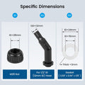 BAOSHISHAN Aquarium Chiller Fitting Kit, Water Hose Connector Accessories