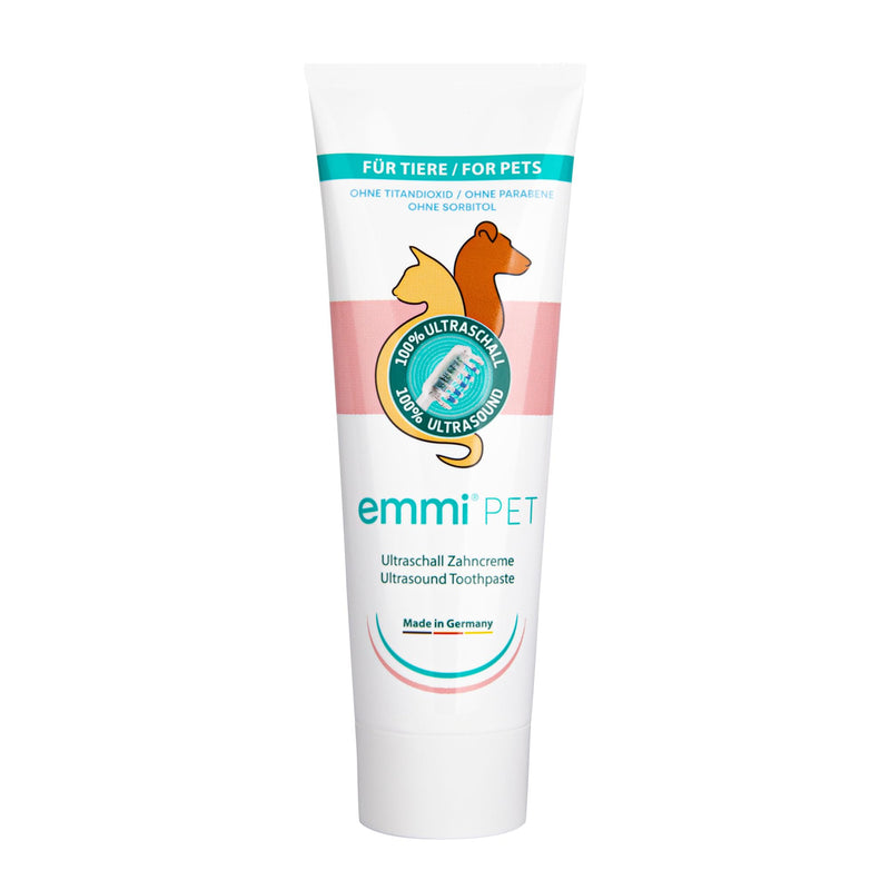 Emmi-pet Ultrasonic Toothpaste with Nano-Bubbles (new Extra mild Formulation, Vegan, paraben Free)