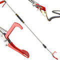 Snake Tong Reptile Grabber, 66 Inch Snake Clamping Tool for Safe Snake Handling and Rattlesnake CaptureMade of Stainless