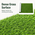 Artificial Grass Mat for Reptile Habitats, 23.6 x 12.6 in Replacement Grass Pad for Turtle Basking Platforms, Terrariums
