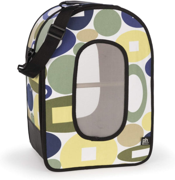 Prevue Pet Products Soft Sided Bird Travel Carrier with Perch - Carrier for Parakeets, Budgies, Cockatiels, Conures, Parrotlets, & Lovebirds, Short Term Travel - Large, Multicolor