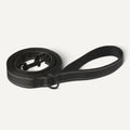 Amazon Basics Dog Leash, 6ft with 2 Comfortable Dual Padded Handles for Traffic Control, Highly Reflective Leashes for Large & Medium Dogs, Night Safety, Easy Snap Hook, Black