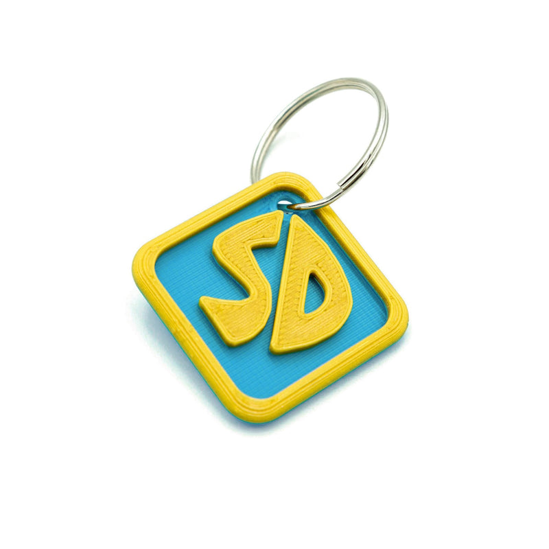 Scooby Dog Tag - Durable Plastic Scrappy Doo Costume Collar Tag Keychain for Dogs and Cats, Perfect for Halloween and Cosplay (Medium)
